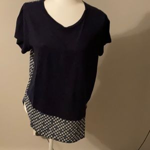 J. CREW Ladies Top.  Like New. Size Med.